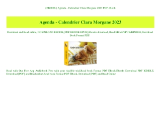 {EBOOK} Agenda - Calendrier Clara Morgane 2023 PDF eBook