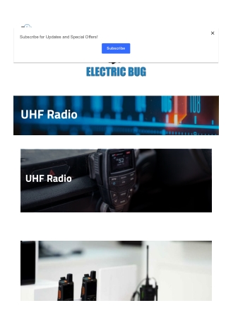 UHF Radio
