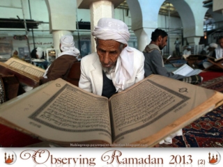 Observing Ramadan 2013 (part2)