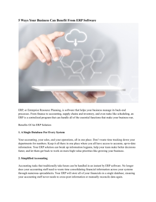 Erp software development company in dubai