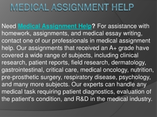 Epidemiology Assignment Help