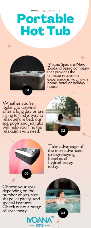 Buy Portable Hot Tub Today at Moana Spas