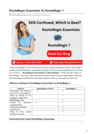 RootsMagic Essentials Vs RootsMagic 7 |Software Differences [2022]