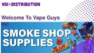 Smoke Shop Wholesale Distributors