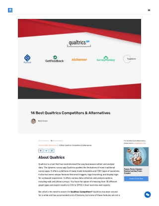 Alternative to qualtrics