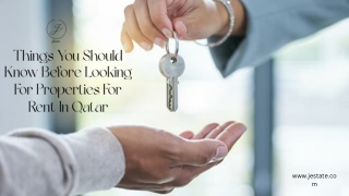 Things You Should Know Before Looking For Properties For Rent In Qatar