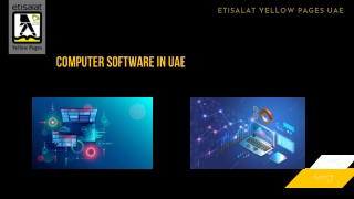 Computer Software in UAE