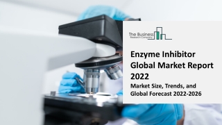 Enzyme Inhibitor Market 2022-2031: Outlook, Growth, And Demand