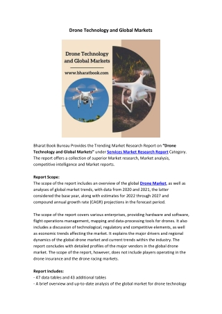 Drone Technology and Global Markets
