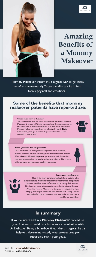 Amazing Benefits of a Mommy Makeover