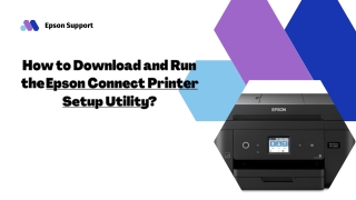 How To Teach Epson Connect printer setup utility