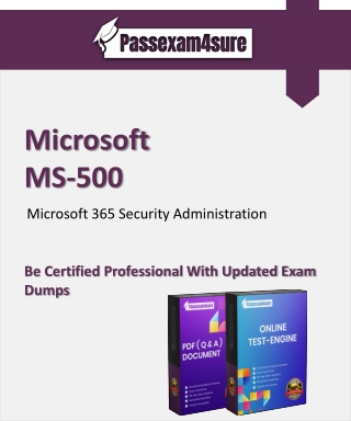 Unique MS-500 Dumps | Easy Way To Success in Your Final Exam