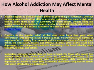 Alcohol Rehabilitation Centre in Mumbai