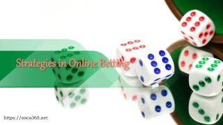 7. Strategies in Online Betting
