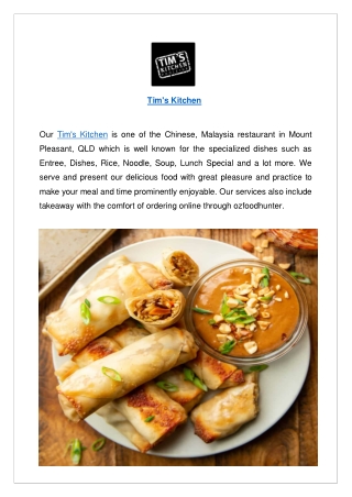 Tims kitchen PDF Submission