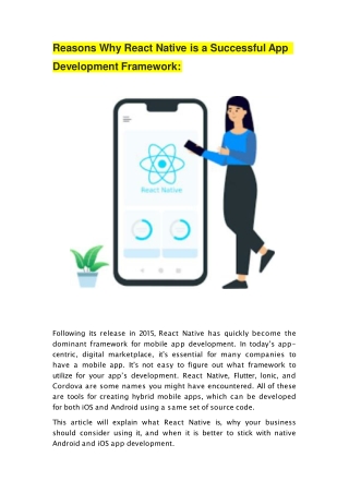 Why React Native is a Successful App Development Framework