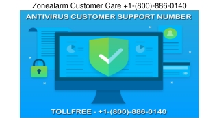 Zonealarm Customer Support  1(800) 886 0140