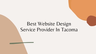 Best Website Design Service In Tacoma - Hyper Effects PPT