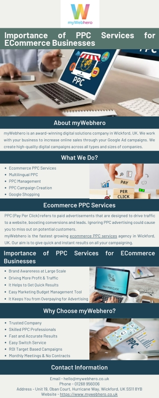 Importance of PPC Services for ECommerce Businesses