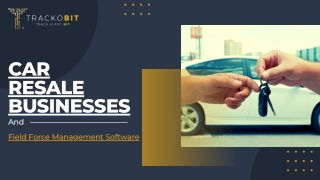 Field Force Management System for car-resale businesses