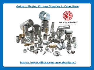 Guide to Buying Fittings Supplies in Caboolture