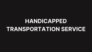 Morden Handicapped Transportation Service - Beyond Ride PPT