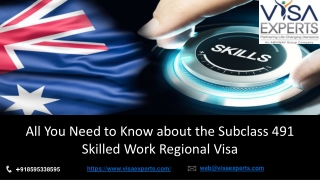 All You Need to Know about the Subclass 491 Skilled Work Regional Visa