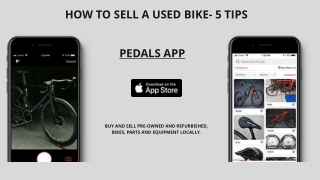 How to sell a used bike- 5 Tips  Pedals App