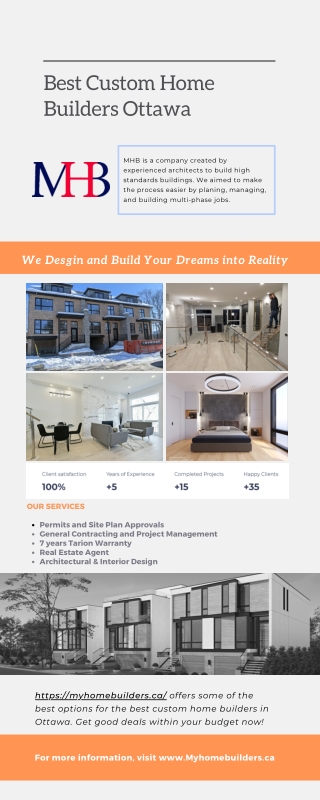Best Custom Home Builders Ottawa - My Home Builders