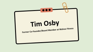 Tim Osby - An Accomplished Professional - Sandy Springs, GA