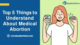Top 5 Things to Understand About Medical Abortion