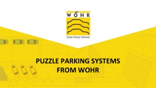 Puzzle Parking Systems from Wohr.