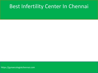 Best Infertility Center In Chennai