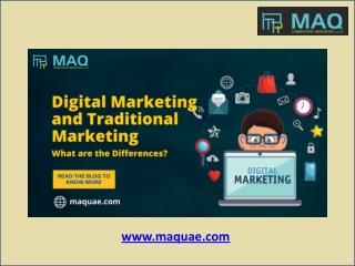 Digital Marketing vs Traditional Marketing: What are the Differences?
