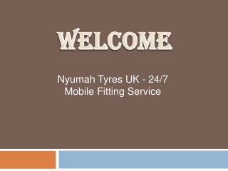 Nyumah Tyres UK 247 Mobile Fitting Service