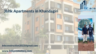 3bhk Apartments in Khandagiri, Bhubaneswar