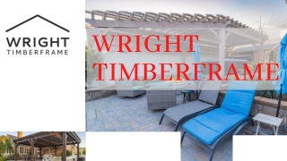 Timber Frame Pergolas Utah | Wrighttimber Frame