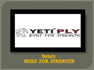 Calibrated Plywood in India |yetiply