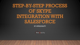 Step-by-Step Process of Skype Integration with Salesforce