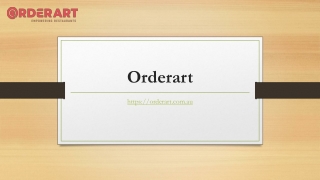 Online Ordering Website | Orderart.com.au