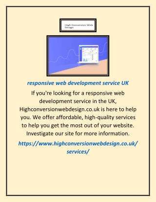 responsive web development service UK