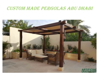 Custom Made Pergolas Abu Dhabi