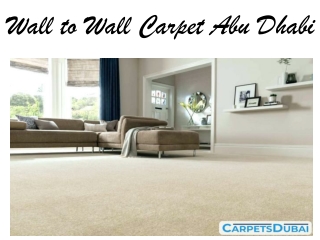 Wall To Wall Carpet Abu Dhabi