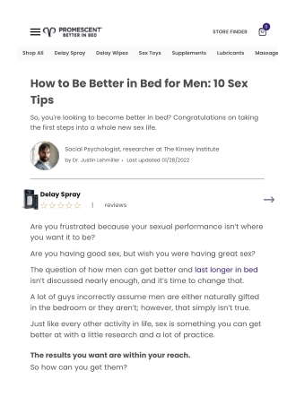 How to Be Better in Bed for Men 10 Sex Tips