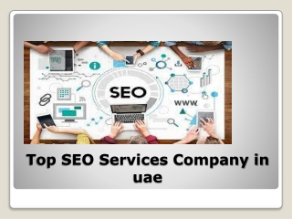 Top SEO Services Company in uae
