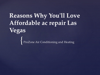 Reasons Why You'll Love Affordable ac repair