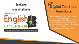 Digital Teacher English Language Lab Presentation