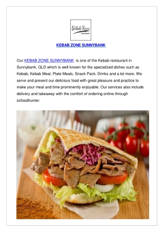 Up to 10% offer Kebab Zone Sunnybank QLD - Order Now
