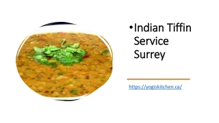 Indian Tiffin Service Surrey