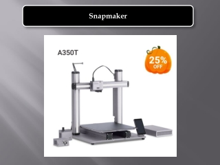 Three Primary Functions of Snapmaker 3D Printer